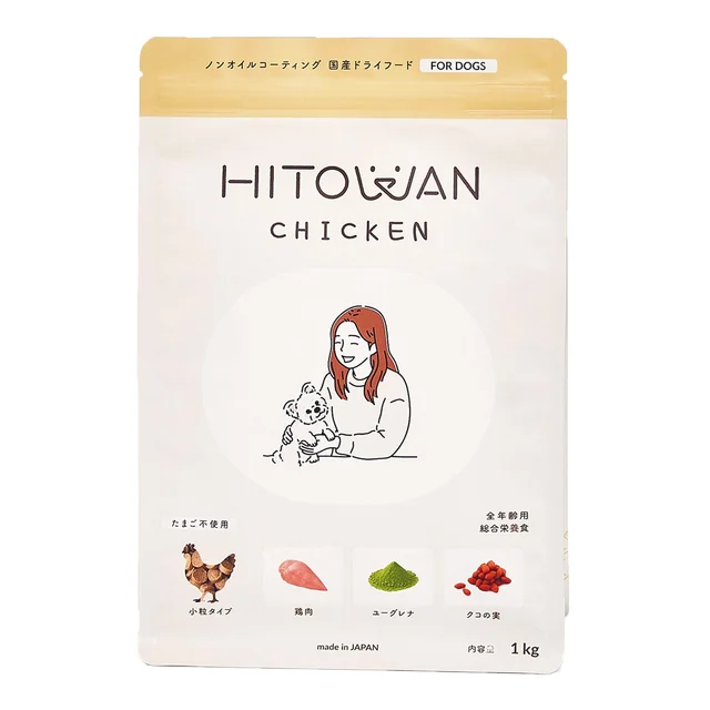 HITOWAN ドライフード チキン 1000g