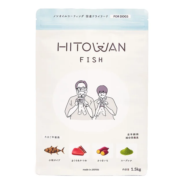 HITOWAN ドライフード フィッシュ 1500g
