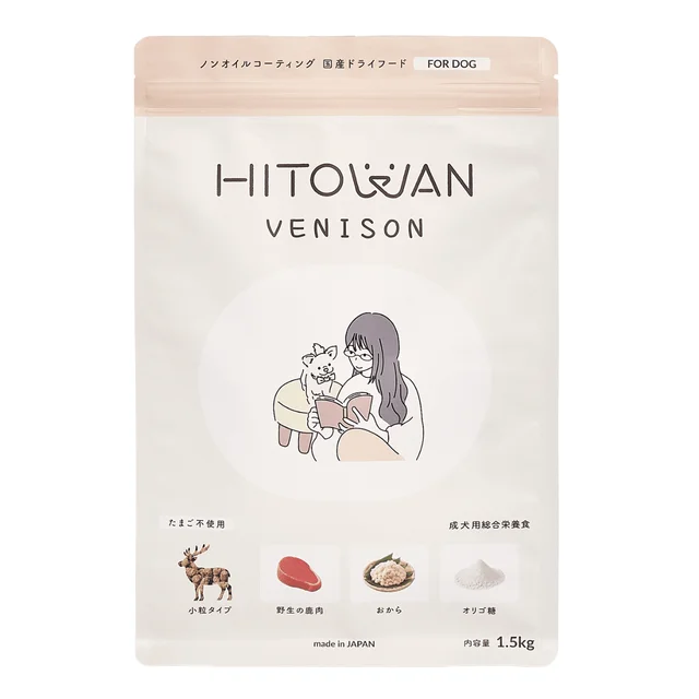 HITOWAN ドライフード ベニソン(鹿肉) 1500g
