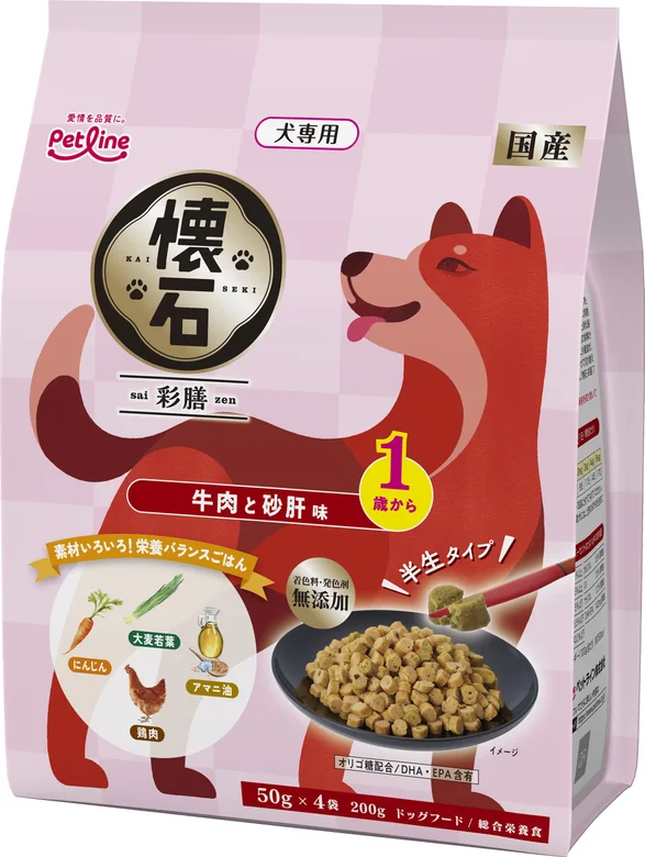 懐石 彩膳 1歳から 牛肉と砂肝味 200g
