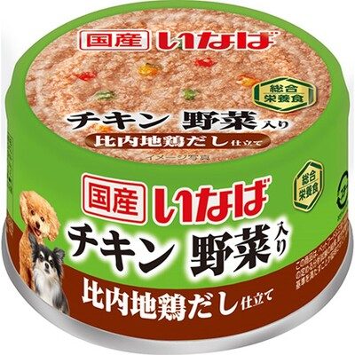国産いなば チキン 野菜入り 比内地鶏だし仕立て 85g×48缶