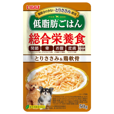 いなば 低脂肪ごはん とりささみ&鶏軟骨 50g