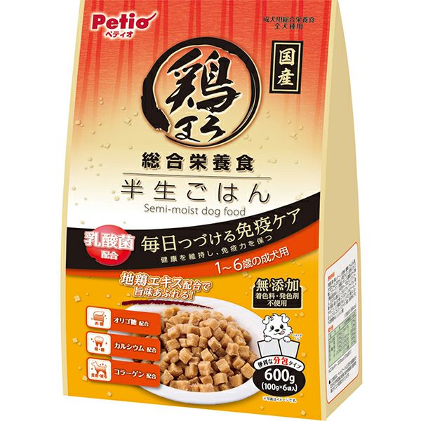 鶏まろ 総合栄養食 半生ごはん 1〜6歳の成犬用